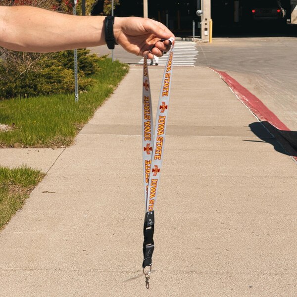 WinCraft Iowa State Cyclones Gray Lanyard 1-inch